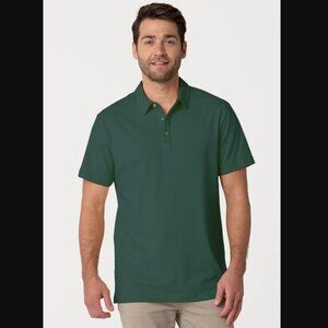 Swet Tailor NEW NWT Mens Medium Spruce‎ Green All In Polo Shirt Golf Athletic